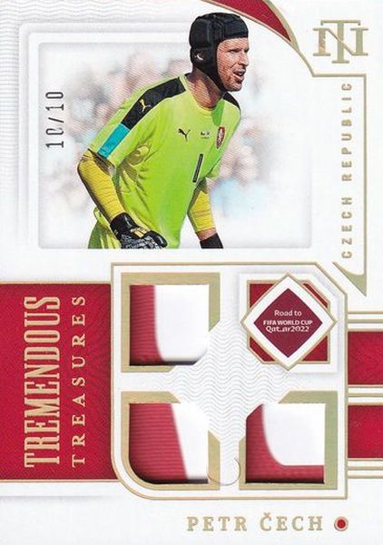 patch karta PETR ČECH 22-23 National Treasures FIFA Road to the World Cup Gold /10
